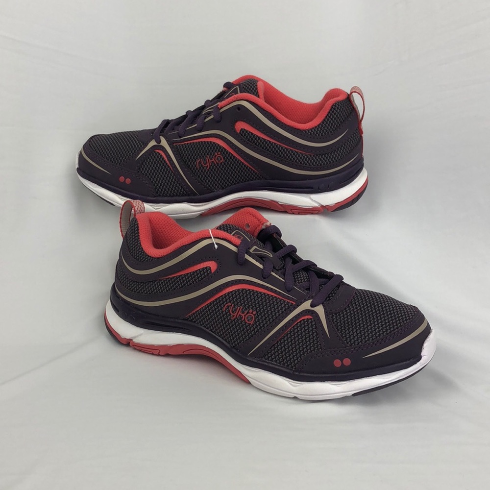 Ryka Shift Sneakers Purple, Orange, Bronze 5.5 M